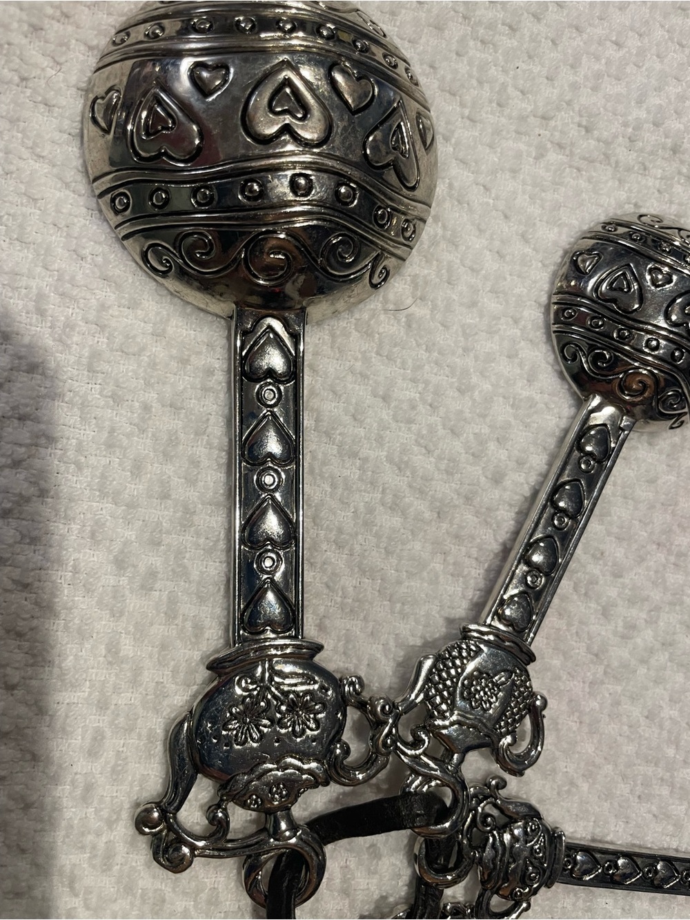 Source Unknown Silver-Tone Decorative Nesting Measuring Spoons - Picture 9 of 16